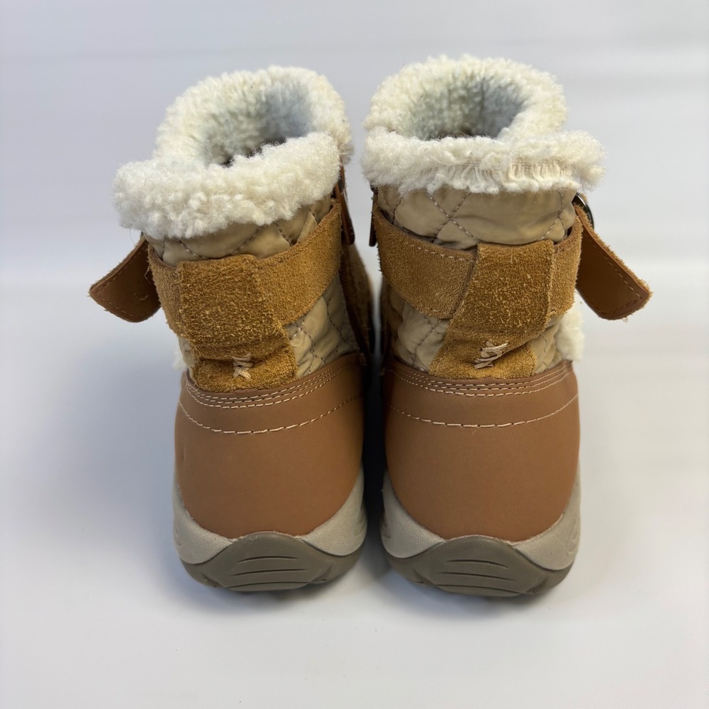EASY SPIRIT Womens Brown Water Resistant Elk Round Toe Wedge Zip-Up Winter 9M - Picture 7 of 11